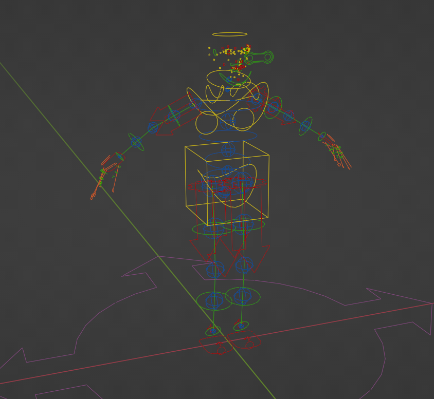 Meta-rig generated from previous rigify skeleton.